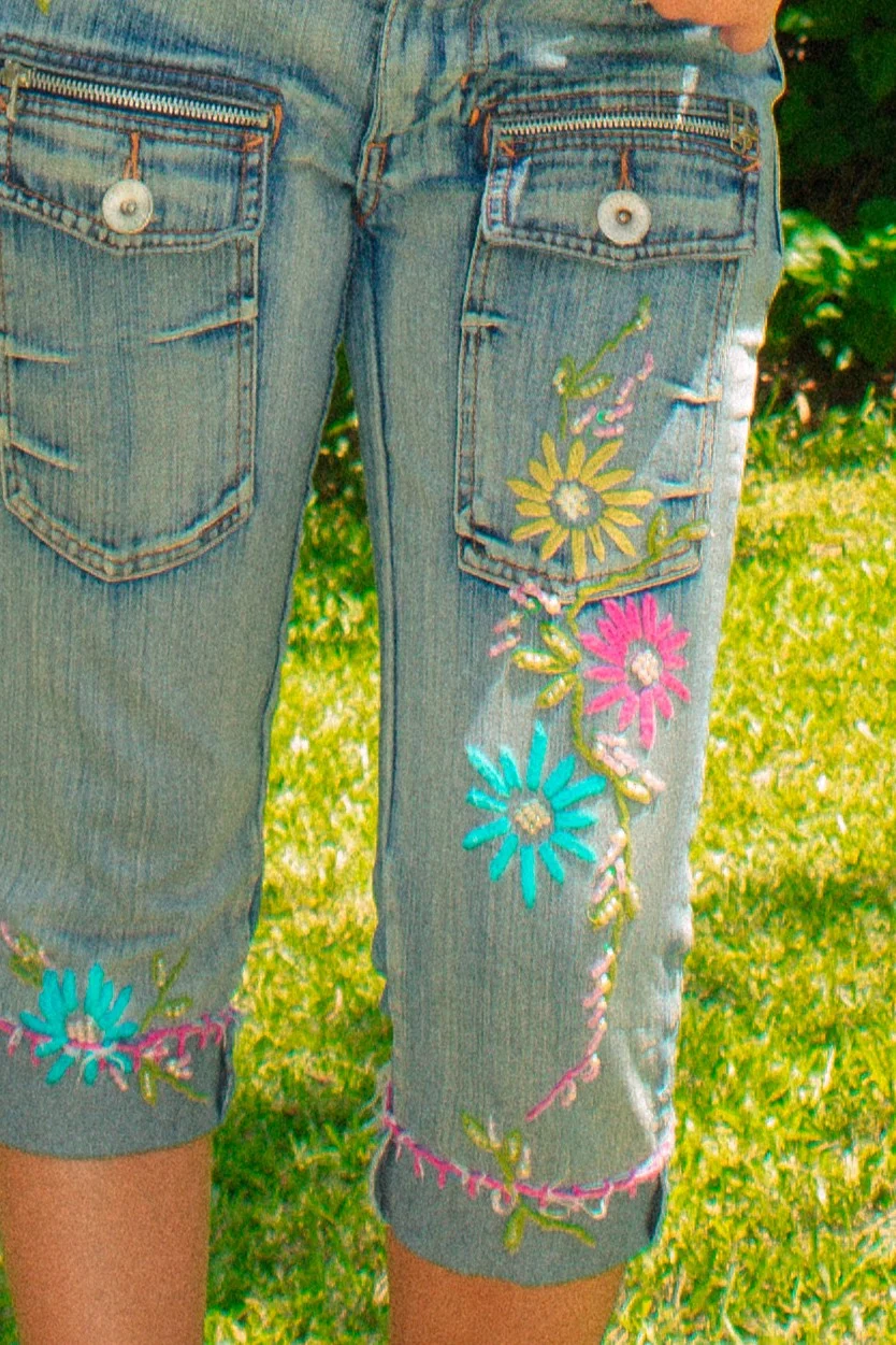 Calça Capri Flowers — foto 6
